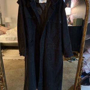 Isabel Marant Faded Black Trench Coat
